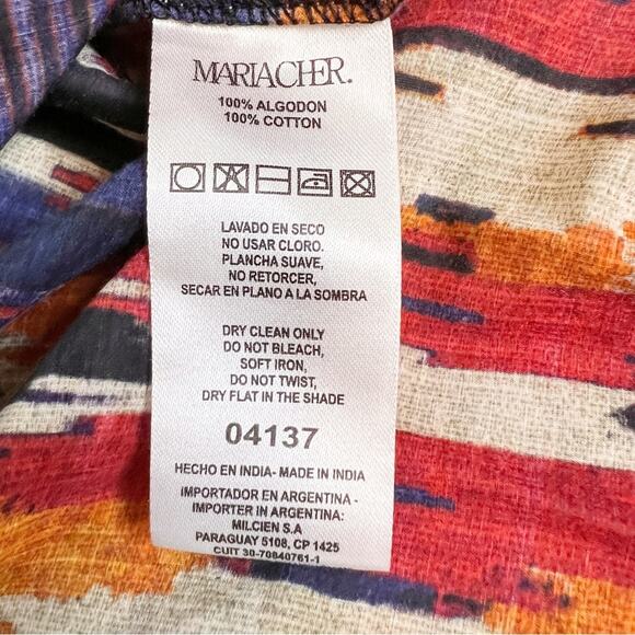 Maria Cher Nora Nia Short Dress in Warm Ikat Size XS - Picture 7 of 15